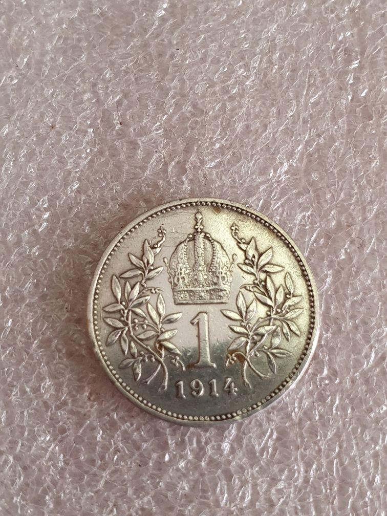 Монета крона серебро