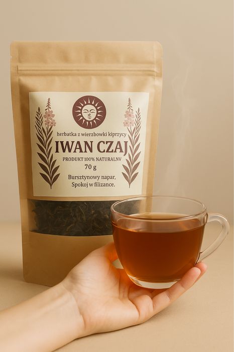Herbata Ivan Czaj 70 g – naturalna, bez kofeiny | sen, stres,odporność