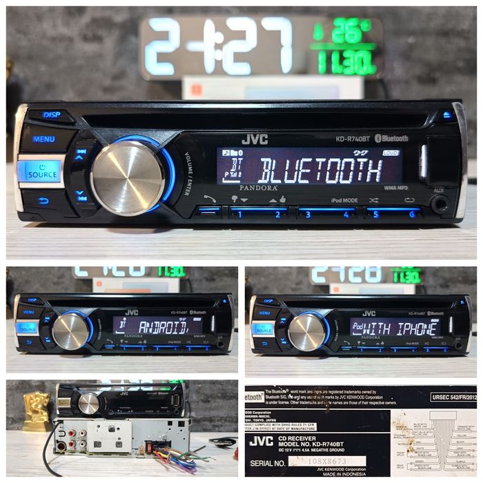 Проц(DSP) JVC kd-sr, X, T,серії /Bluetooth