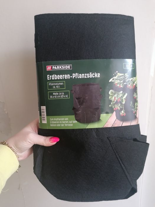 Doniczki do truskawek, 2 szt