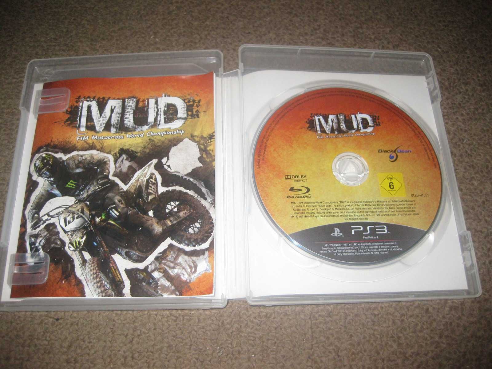 Jogo "MUD- FIM Motocross World Championship" para PS3/Completo!