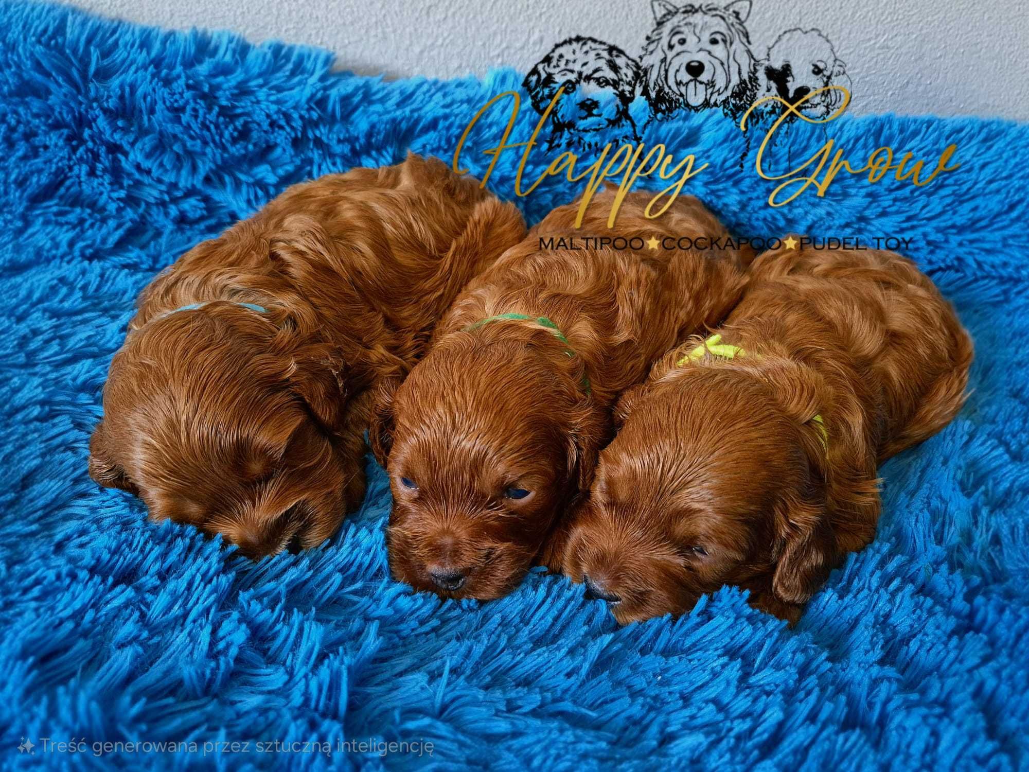 Cockapoo F1B ciemny red