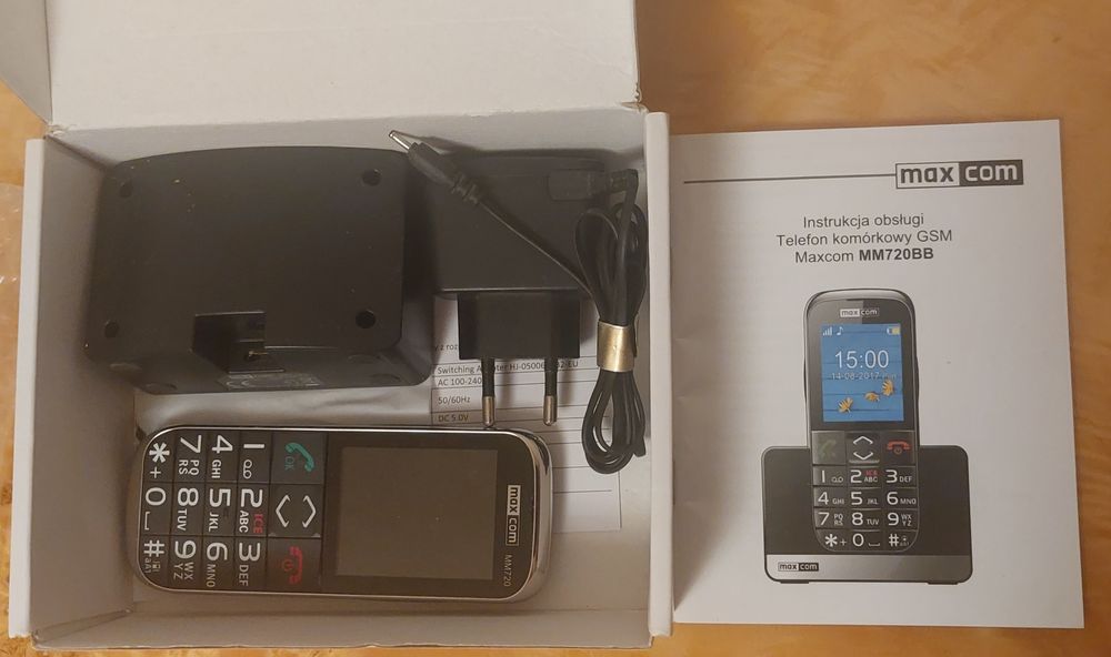 Telefon dla seniora (bez baterii)