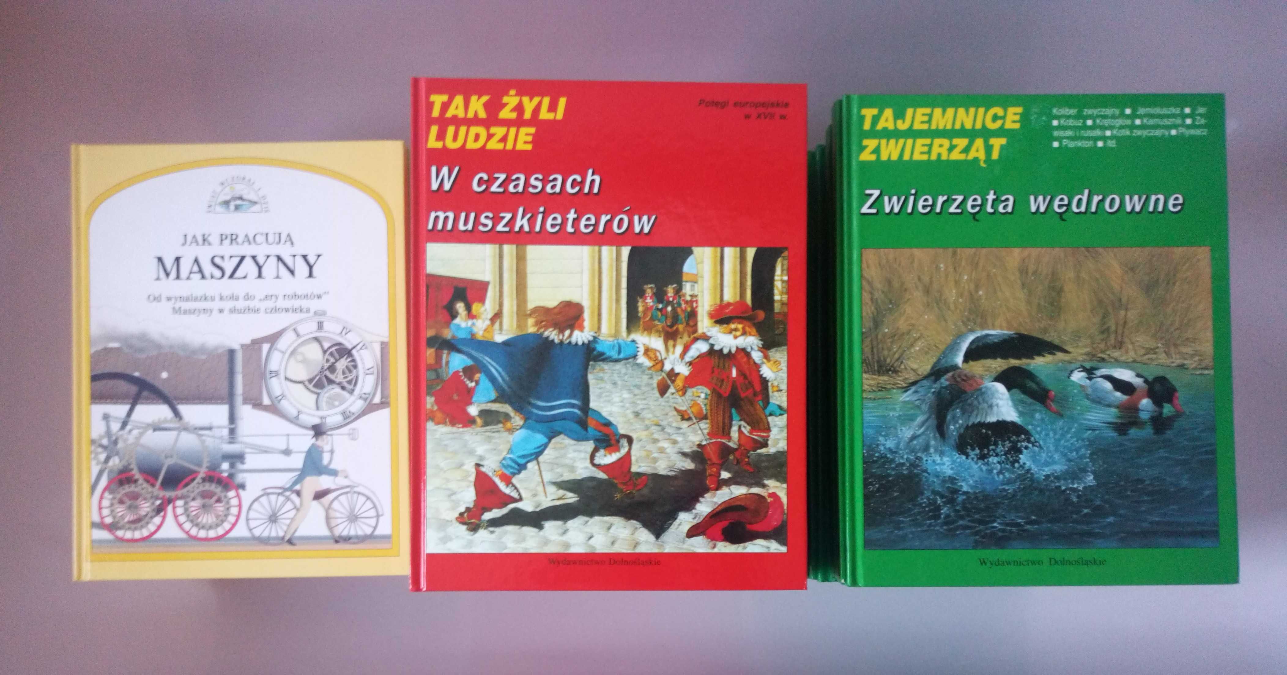 Książki dla dzieci - Tak żyli ludzie, Świat i Zwierzęta. Lata 90-te.