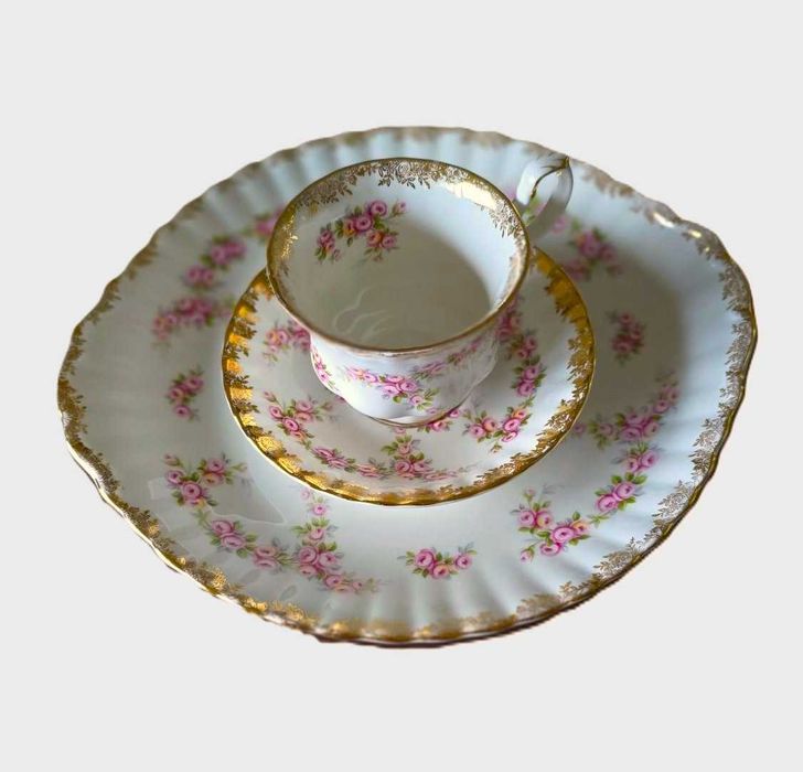 Conjunto de chá Royal Albert  - Dimity Rose
