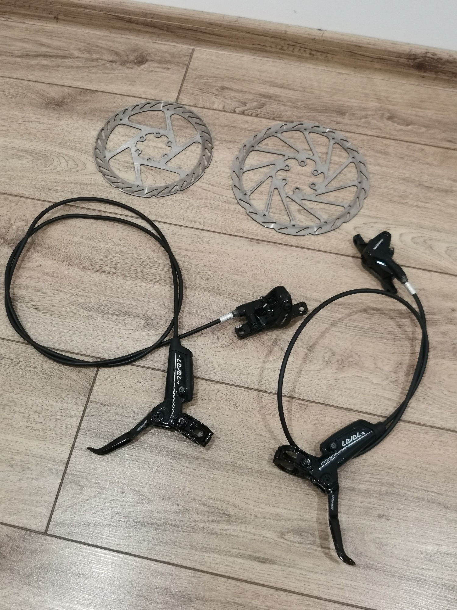 Hamulce Sram Level tl + tarcze 180, 160