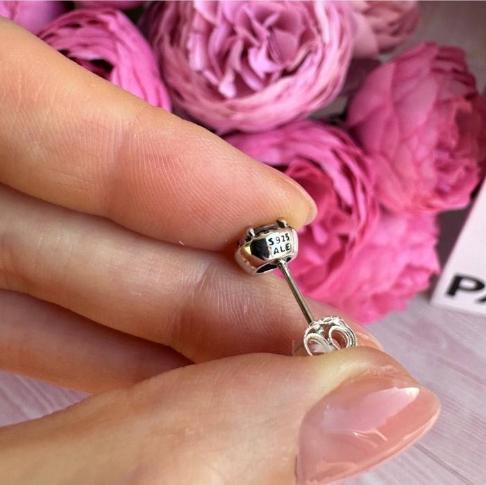 Сережки пандора оригінал pandora срібло нові прикраси