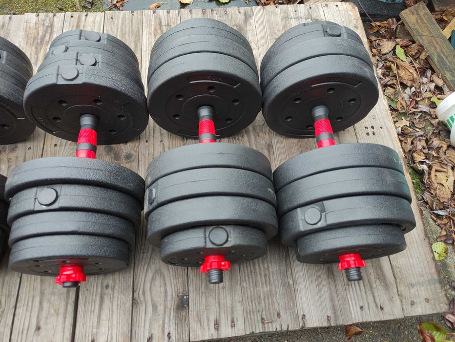 Zestaw Hantli Hantle regulowane 2x20kg 2x15kg 2x10kg w sumie90kg 300zł