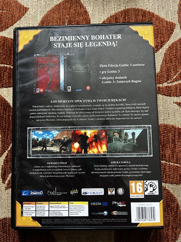 Gothic 3 złota edycja PC PL