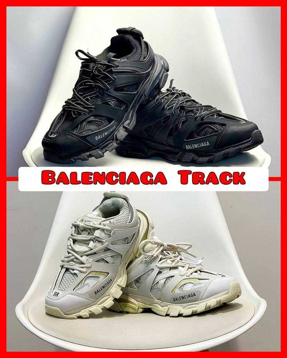 ‼️Кросівки Balenciaga Track Black та White | Унісекс | Розміри 36 - 45