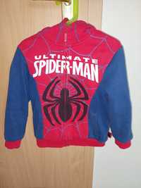 Spiderman bluza rozpinana rozmiar 116