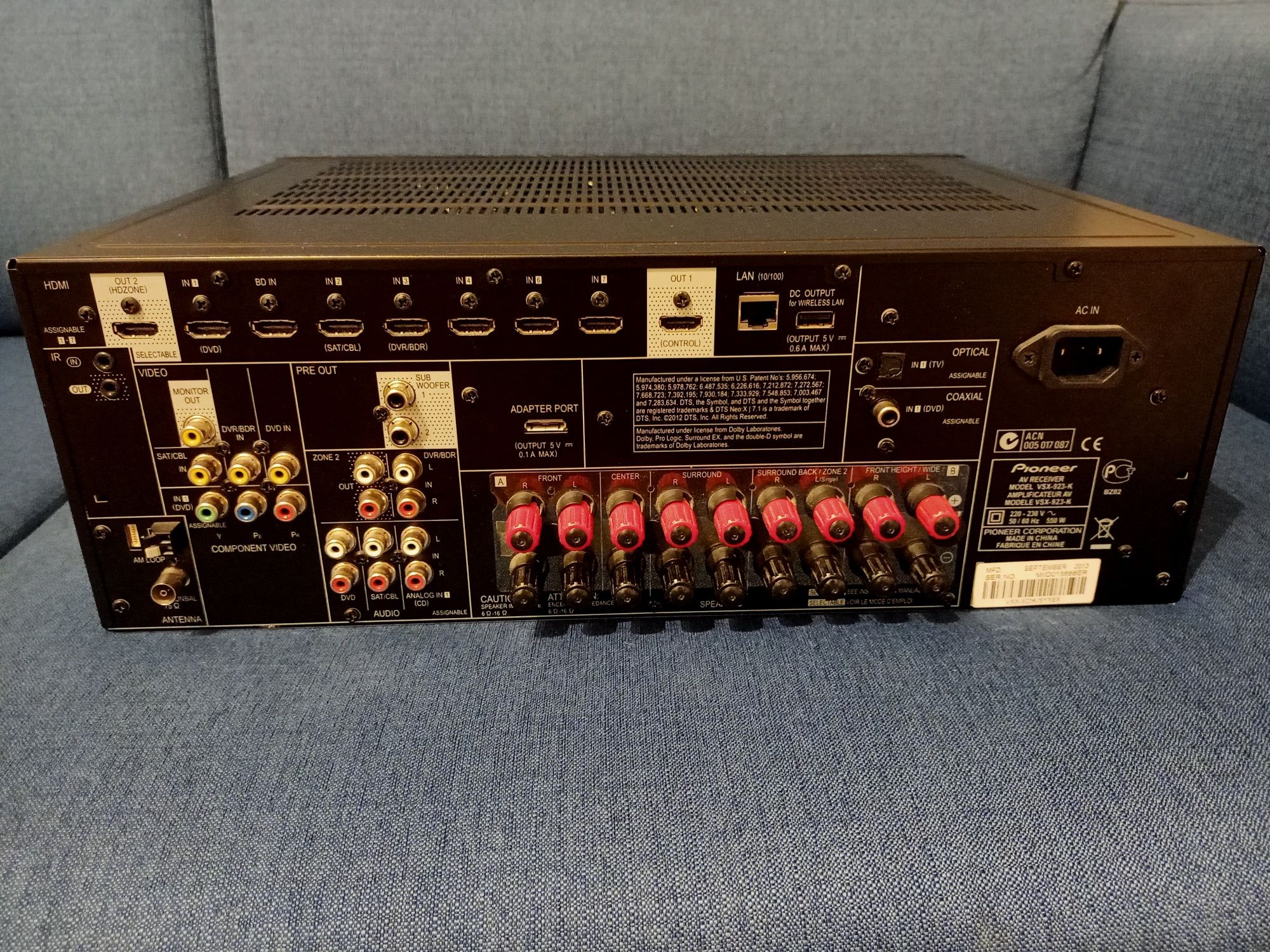 Amplituner kina domowego Pioneer VSX-923