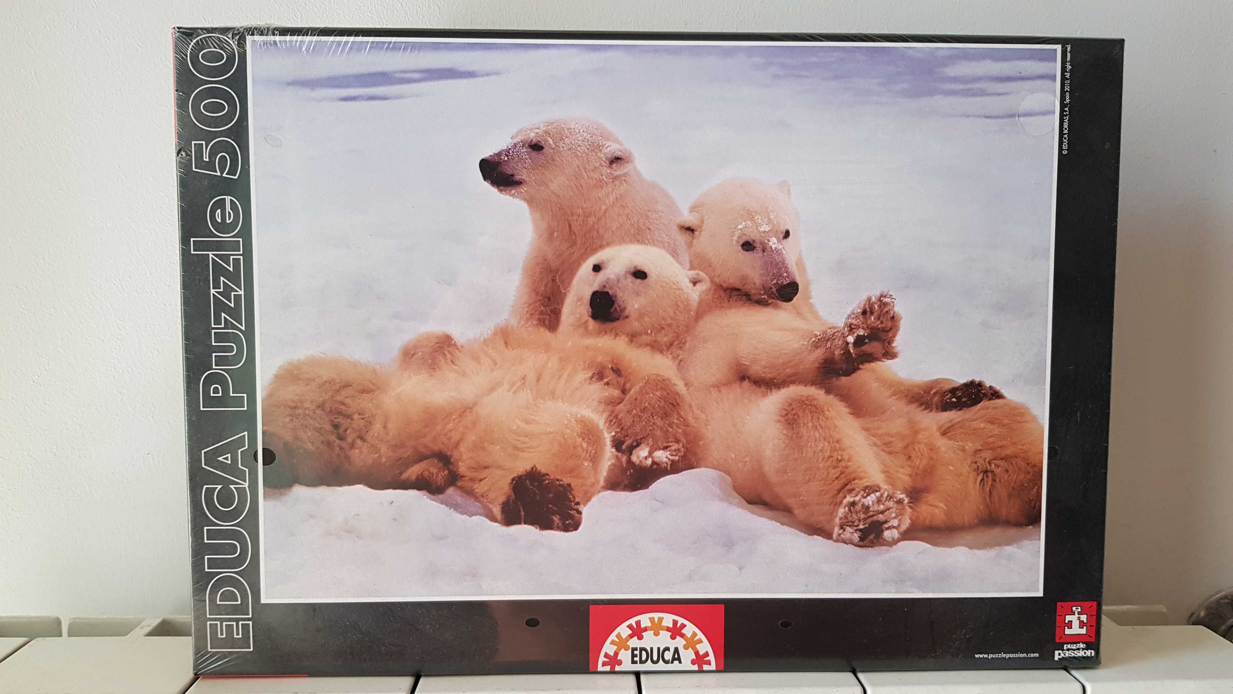 Puzzle Ursos Polares da Educa Puzzles para +4 anos, novo/embalado
