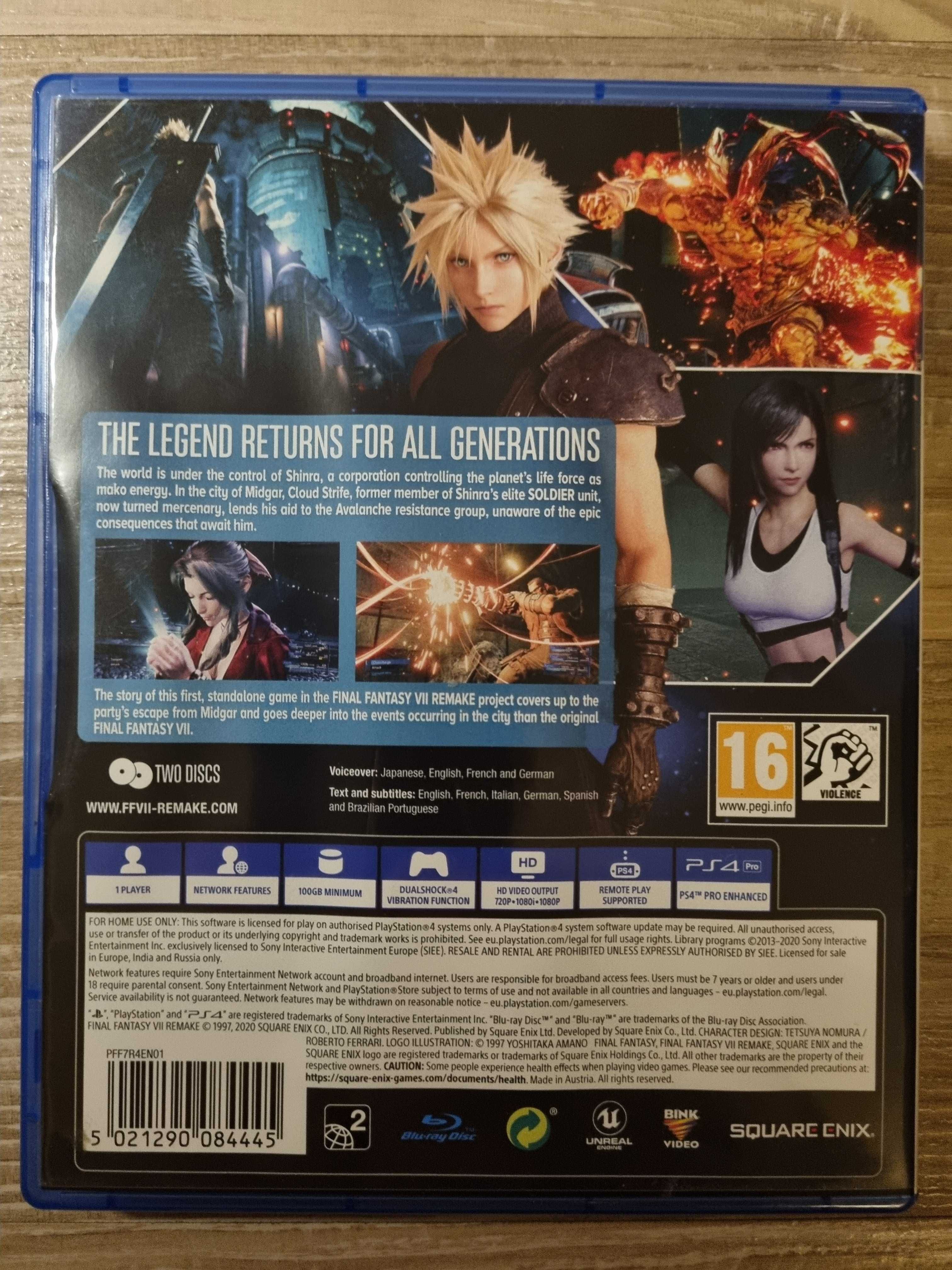 Gra Final Fantasy 7 PS4/PS5