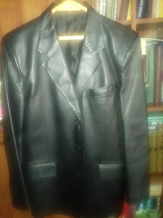 пиджак кожаный (Корея)
