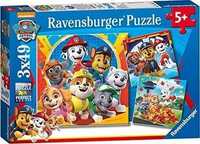 Puzzle Dla Dzieci 3x49 Psi Patrol, Ravensburger