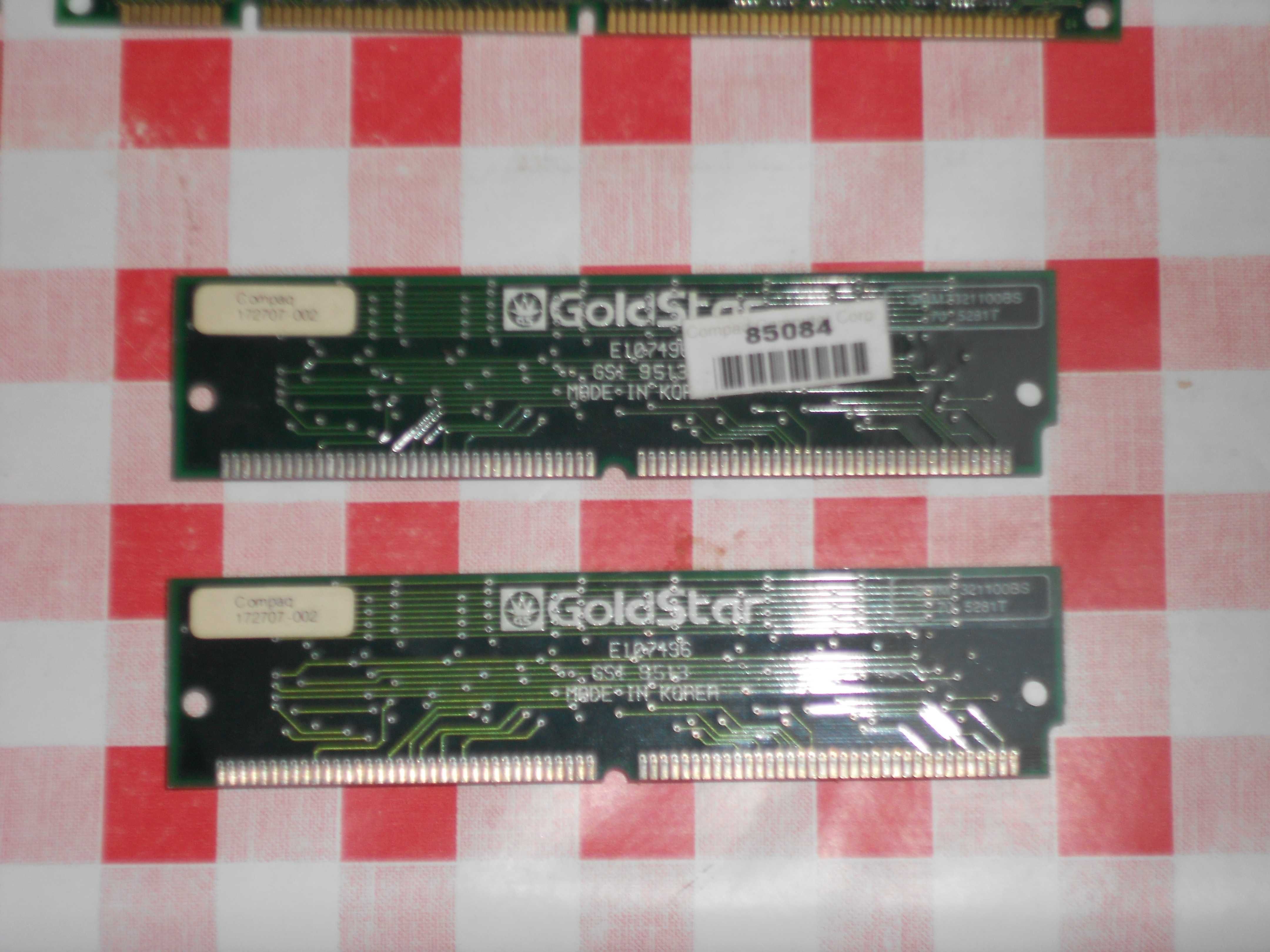 Memorias RAM antigas diversas EDO PC100 PC64 PC133