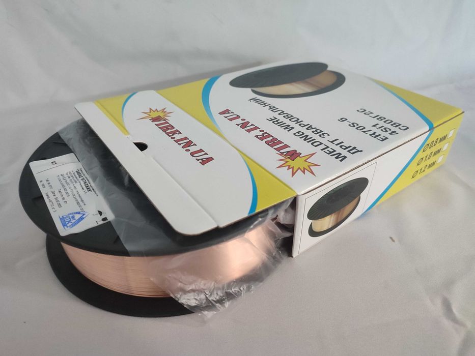 0,8 мм 5,25 кг Проволока Сварочная Омеднённая СВ08Г2С,ER70S-6,G4Si1