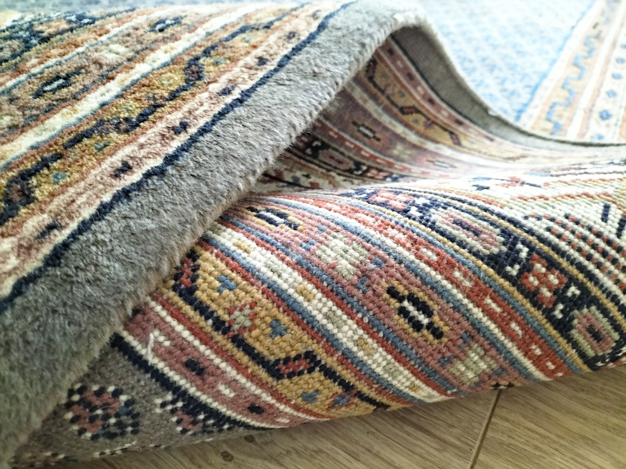 Piękny Indyjski wełniany ręcznie tkany dywan Indo Mir 250x350cm