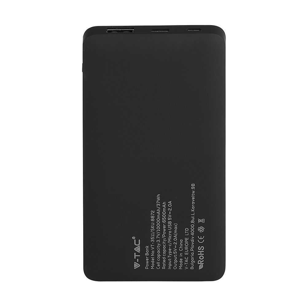 Power Bank / Litowo Polimerowy - 3.7V, 10000mAh niebieski