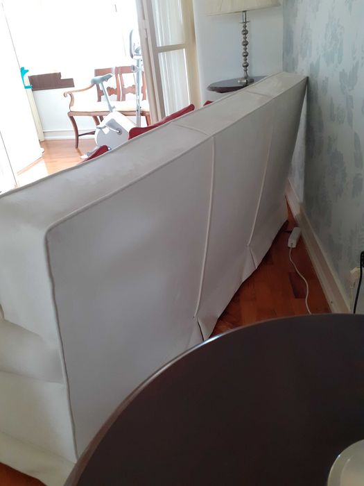 Sofa 3 lugares branco
