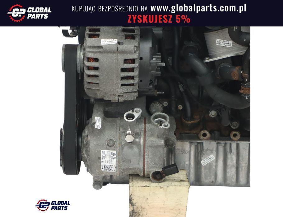 VW Tiguan 5N Seat Alhambra Audi Q3 8U 2.0 TDI Silnik Goły Słupek CUWA