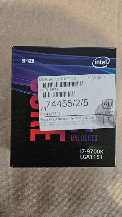 Procesor Intel Core i7-9700 K