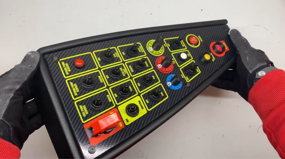 Simracing Porsche buttonbox replica