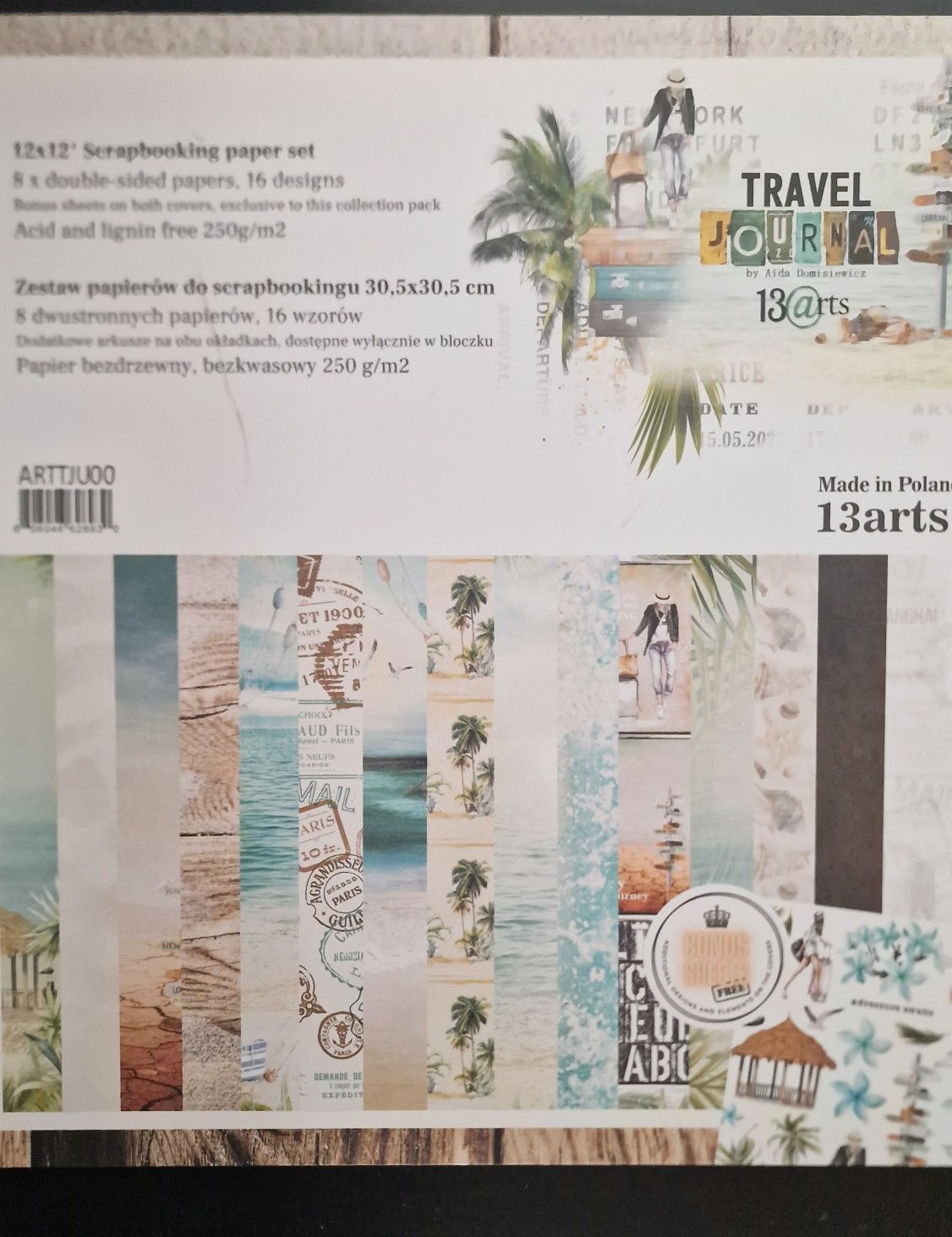 13arts scrapbooking Travel journal