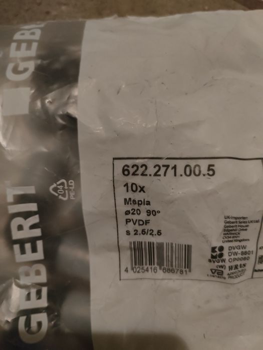 GEBERIT MEPLA KOLANO d20/90st. 622.271.00.5