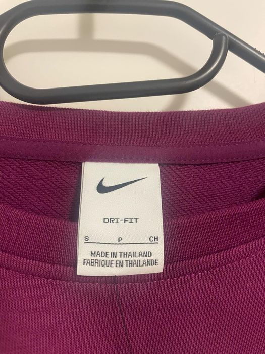 Fioletowa damska bluza oversize Nike Dri-fit S