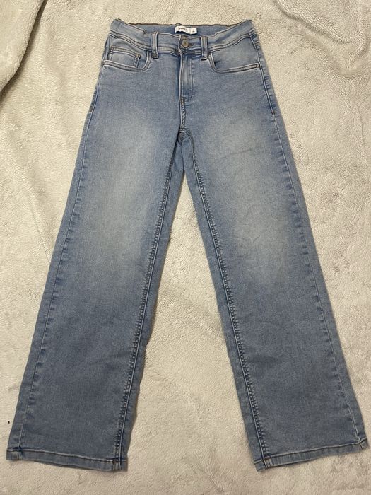 Dziewczęce jeansy szerokie