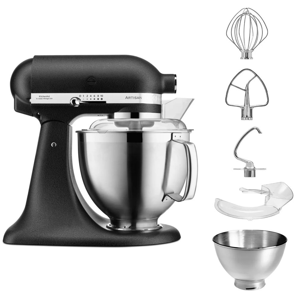 KitchenAid 4.8L Artisan 5KSM185PSEBK czarny. NOWY!