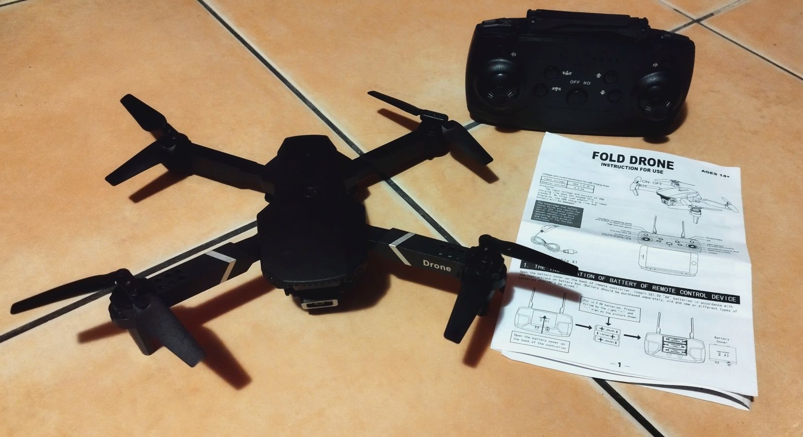 Drone com duas Câmeras e bolsa