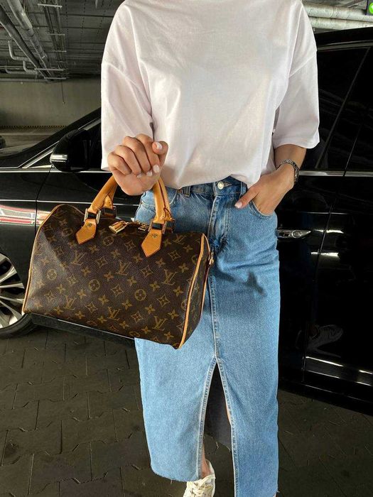 Torba damska na ramie Speedy 30 Brown damska torebka