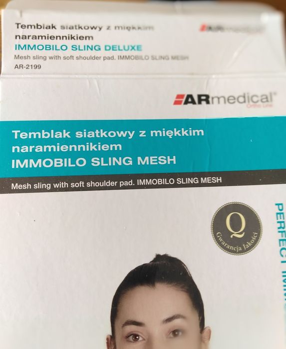 Temblak siatkowy z miękkim naramiennikiem, S