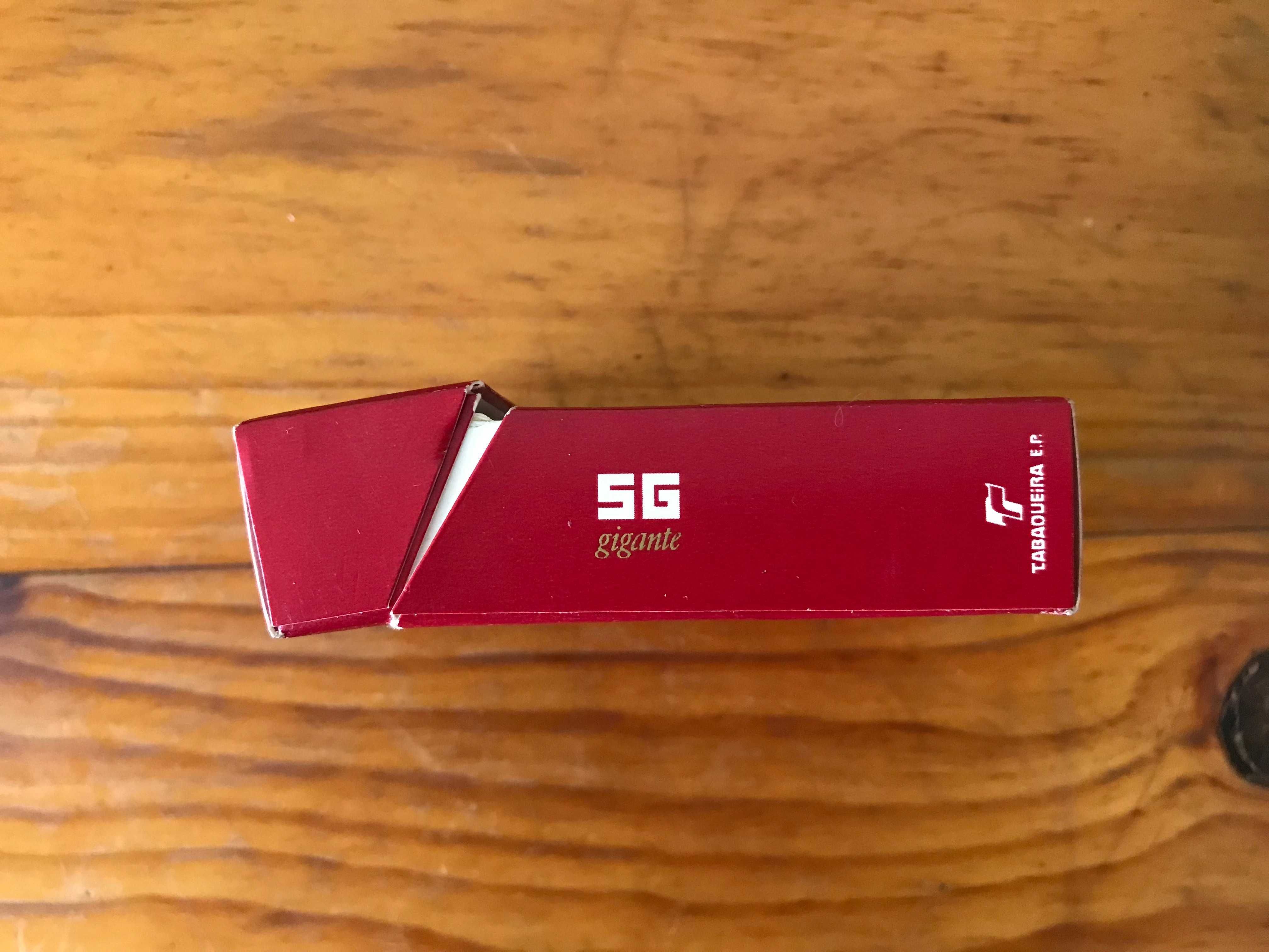Maço de tabaco antigo SG Gigante + Disco Vinil