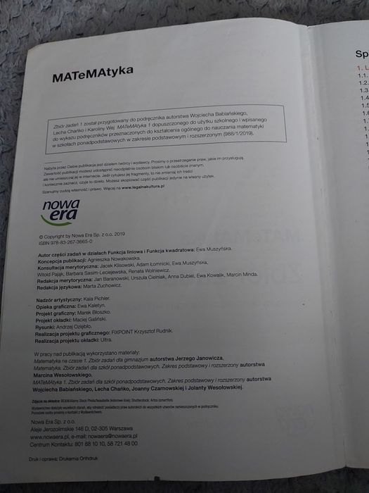 Matematyka 1 zbior zadań