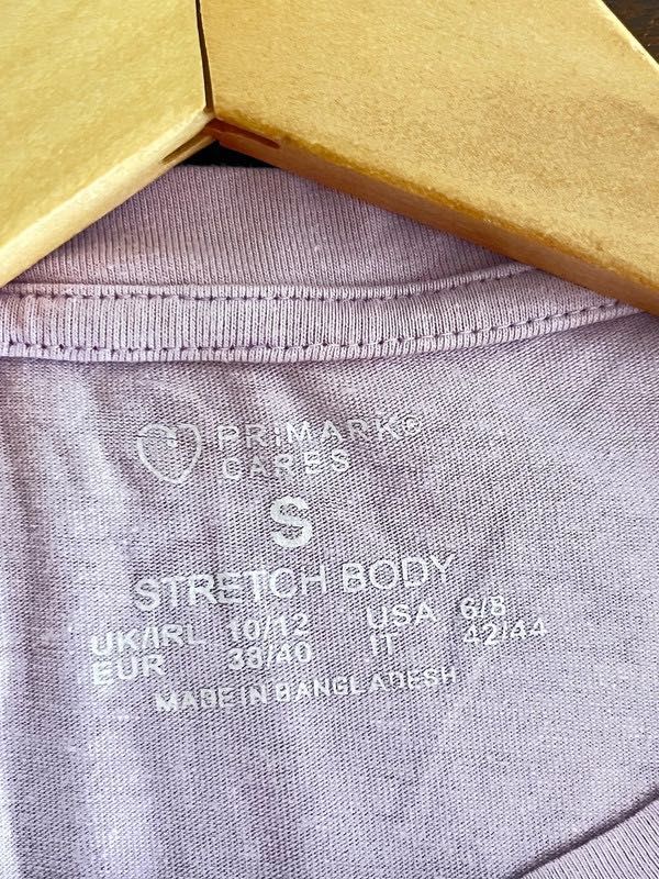 Body Algodão Lilás S Novo - Lilac Cotton Body S New