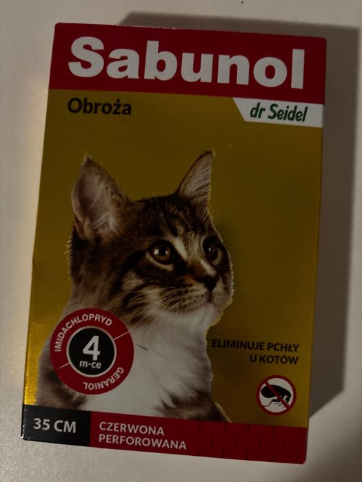 Sprzedam obrożę dla kota na pchły