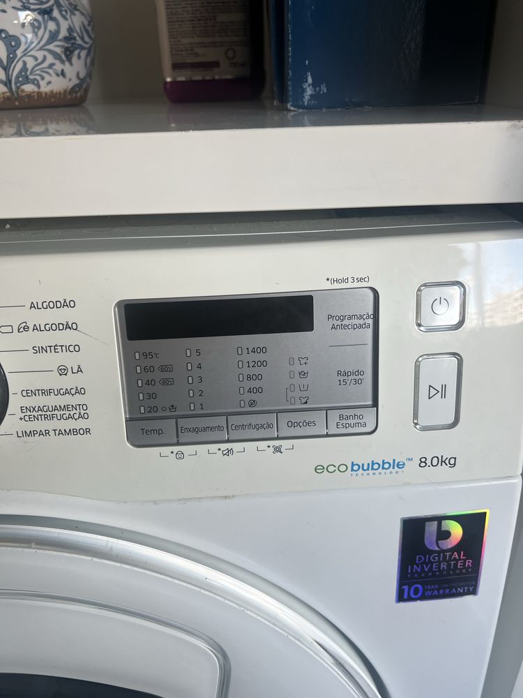 Máquina de Lavar Samsung EcoBubble 8kg