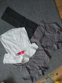 Eleganckie spodnie na kant i koszula 98 104