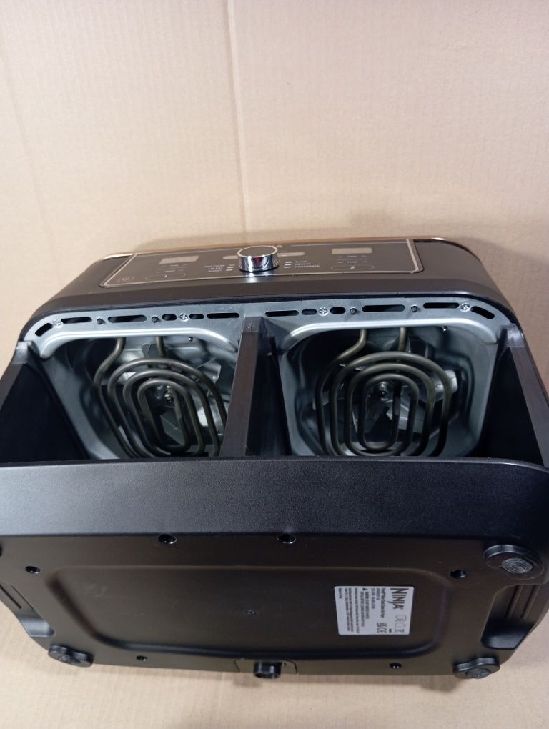 AirFryer frytkownica NINJA Foodi MAX Dual Zone AF400EUCP Czarno złoty