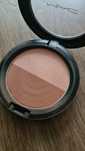 Sculpting powder duo mac lightsweep shadester bronzer rozjasniacz