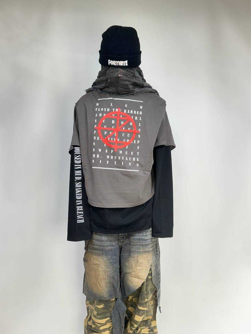 Project G/R gr grailz лонгслив двухслойный кофта hoodie свитшот худі.