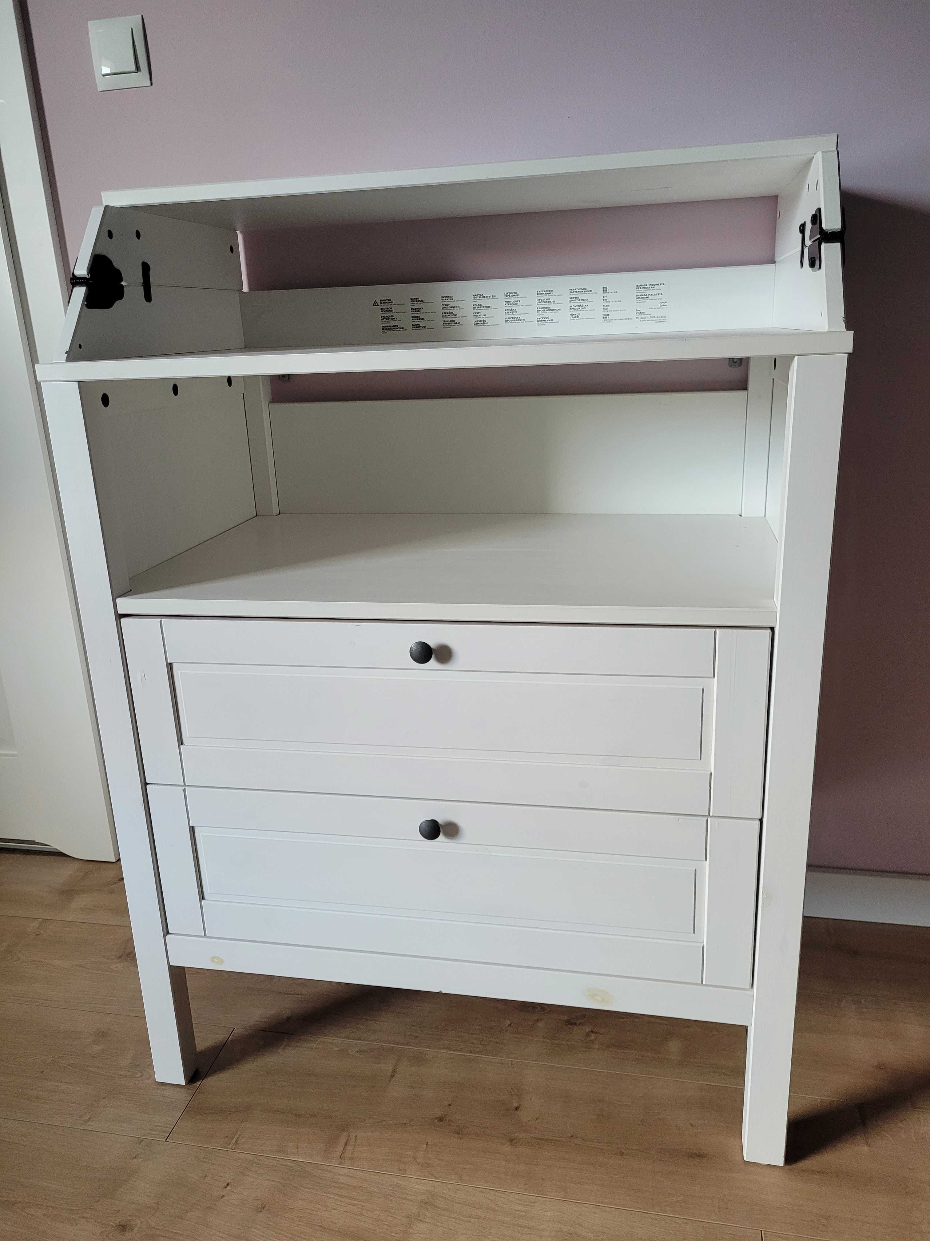 Komoda z przewijakiem SUNDVIK IKEA biała