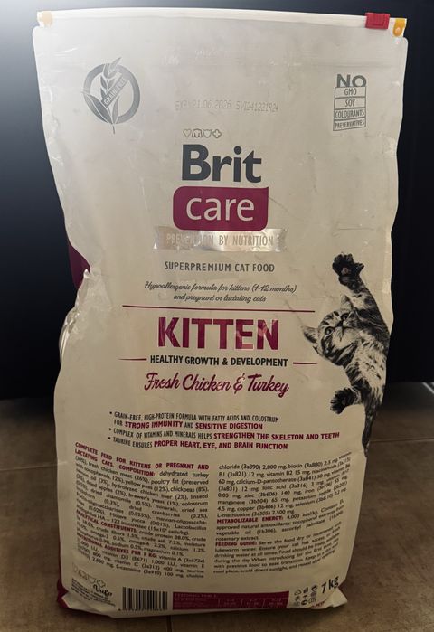 Karma dla kotów Brit care Kitten 6,7 kg