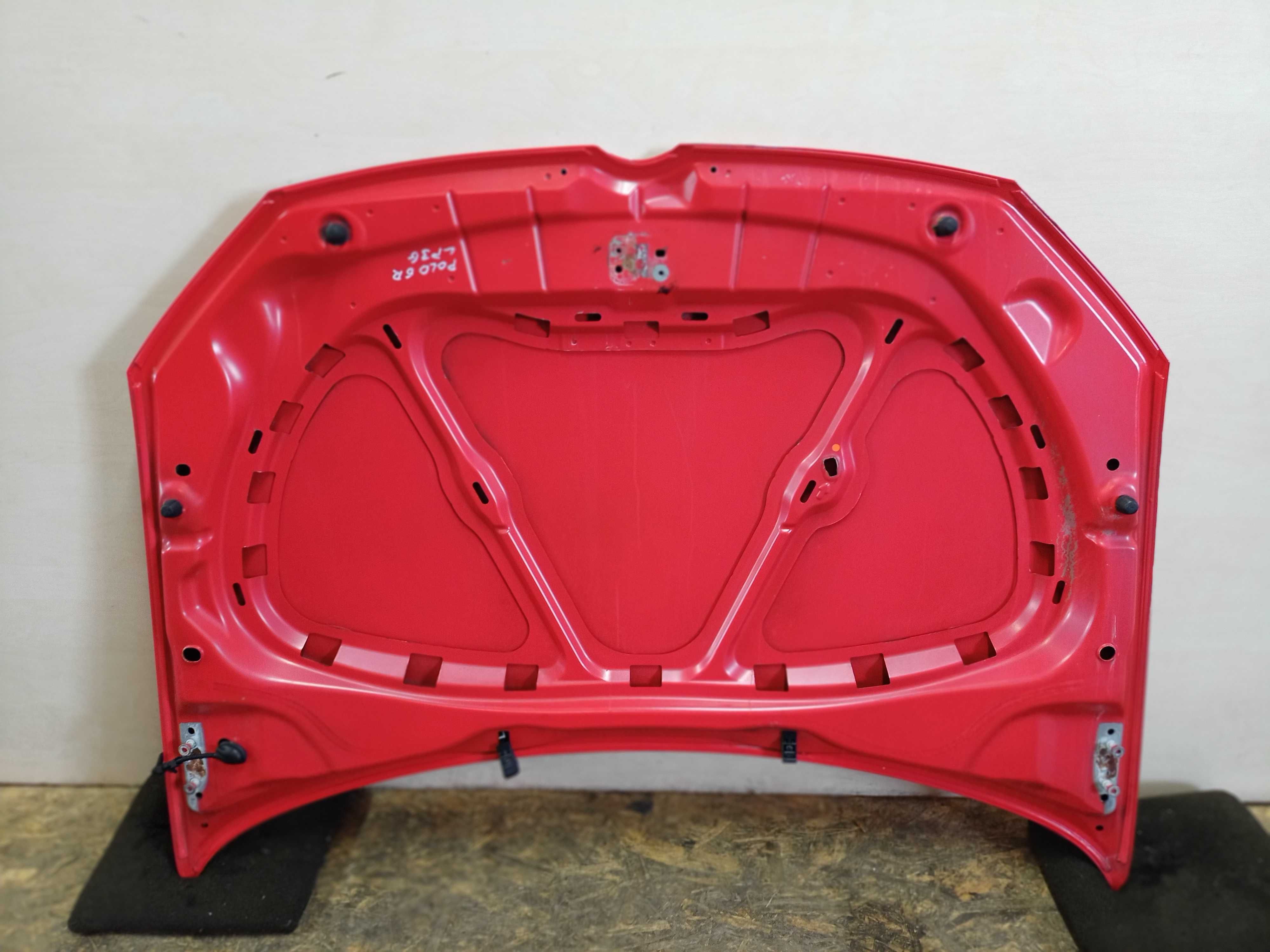 VW Volkswagen Polo 6R maska przód przednia kompletna kolor LP3C