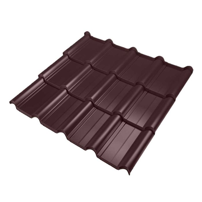 Blachodachówka Argilla j.brąz SSAB GreenCoat Crown BT GREY 2H3 50lat