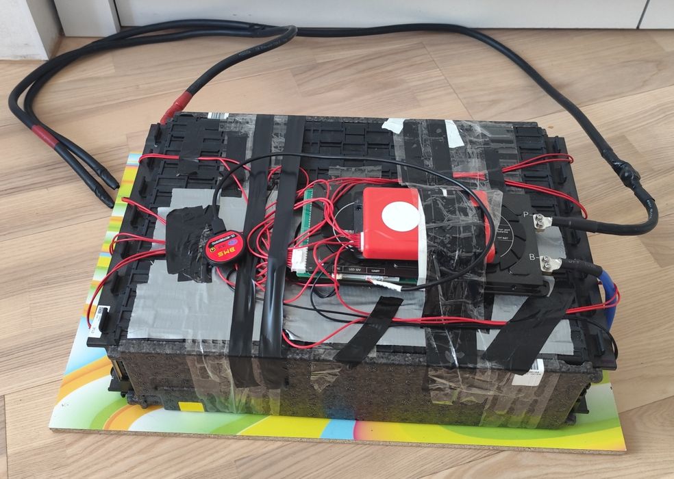 Акумулятор для інвертора 24 В - Li-ion 7s2p 3.1 кВт (120 А/г) + БМС